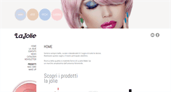 Desktop Screenshot of lajolie.it