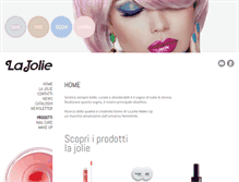 Tablet Screenshot of lajolie.it